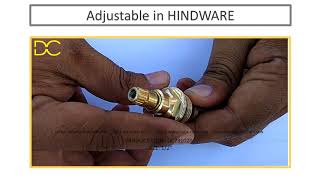 HINDWARE  BRASS CARTRIDGE SPINDLE VALVE LEAKY TAP REPLACE DRIPPING amp STOP LEAKAGE DC731020 [upl. by Shaver]