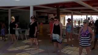 Zumba at the Louis Phaethon Beach Hotel Paphos [upl. by Lerej]