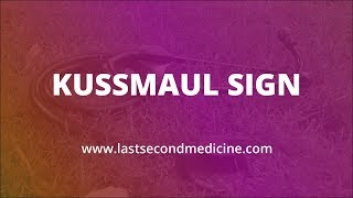 Kussmaul sign  Mechanism amp Causes [upl. by Aneger]