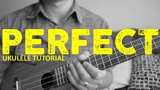 Perfect  Ed Sheeran  EASY Ukulele Tutorial  Chords  How To Play [upl. by Esorlatsyrc]