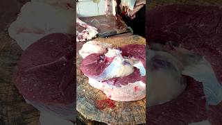 Cow Meat Process Excellent Butcher trending shorts [upl. by Tebor304]