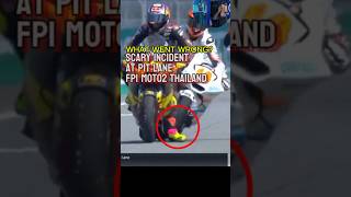 Scary crash Tony Arbolino with Zonta VG thaigp moto2incident tonyarbolino [upl. by Etnoled]