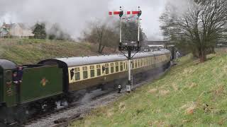 Foremarke Hall leaves Winchcombe 30th March 2018 [upl. by Jorie891]