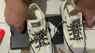 UNBOXING SEPATU KEREN LIMITED EDITION CONVERSE CTAS OX EGRETBLACKEPIC DUNE A08010C [upl. by Ithaman]