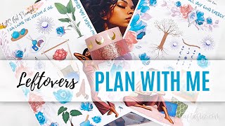 How To Use Leftover Stickers With Your Deco Planner Kit Plan With Me [upl. by Sinclair]