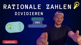 Rationale Zahlen dividieren  💪 Division ganz einfach erklärt [upl. by Letta914]