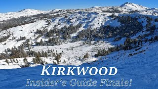 An Insiders Guide to Kirkwood Part dCaples Crest Vista amp Backside [upl. by Nilloc578]