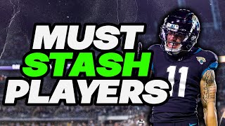 30 MUST STASH players in Dynasty Football free money [upl. by Waxman]