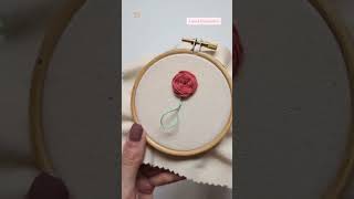 NEW Woven Rose StitchRose Stitch New Embroidery Flower Design fashion [upl. by Wildermuth628]