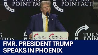 2024 Election Trump speaks at Phoenix event [upl. by Annoynek]