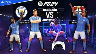 Stunning 5v5 Match  Man City vs Leverkusen  Ronaldo Messi Haaland amp De Bruyne Shine FC24 Game [upl. by Madigan]