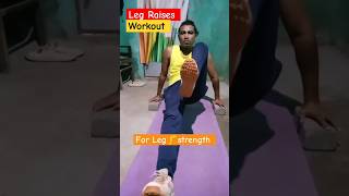 Leg Raises Workout For Leg Strength badalnishad shorts workout [upl. by Dygall]