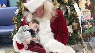 2YearOld Hospice Patient Sits on Santas Lap One Last Time [upl. by Ryder]