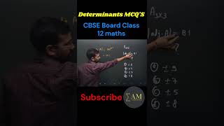 Determinant MCQs  Matrices MCQS  AM MATHEMATICS [upl. by Orlena]