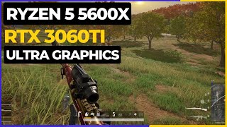 RYZEN 5 5600X  RTX 3060 Ti  PUBG  All Settings 1080p [upl. by Yetah]