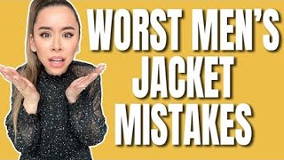 10 Worst Jacket Mistakes EVERY Man Makes  Mens Fashioner  Ashley Weston [upl. by Essilevi]