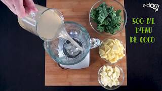 Smoothie chou kale ananas et pomme [upl. by Einahpet]