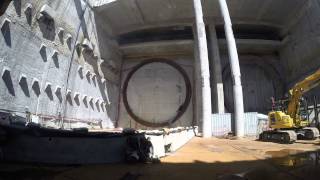 Waterview Connection  Tunnel Boring Machine Alice makes breakthrough [upl. by Rinna986]