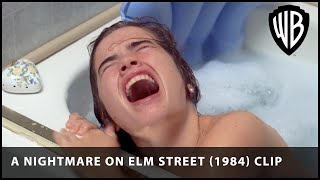 1 2 Freddys coming for you  Bathroom scene  A Nightmare on Elm Street 1984  Warner Bros UK [upl. by Pebrook]