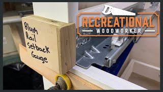 Undermount Drawer Slides DEMYSTIFIED  The Recreational Woodworker [upl. by Namien]