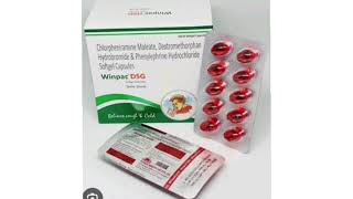 Winpac DSG Capsule Chlorpheniramine Maleate Dextromethorphan Hydrobromide PhenylephrineHydrochloride [upl. by Rednirah]