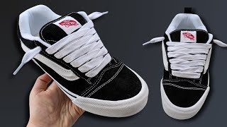 How to Lace Knu Skool Vans Perfectly [upl. by Henden995]