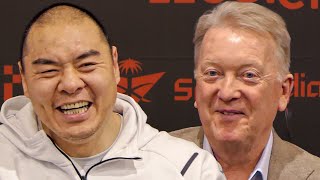 Zhilei Zhang • FULL POST FIGHT PRESS CONFERNECE  Frank Warren Whole 5vs5 Card  DAZN Boxing [upl. by Anilak624]