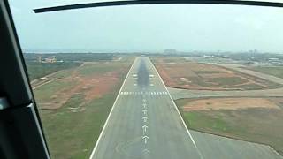 Landing in Accra Ghana  Cockpit View [upl. by Ariel]