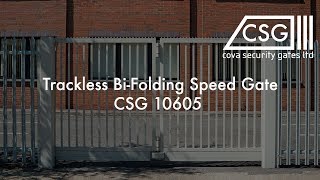 Trackless BiFolding Speed Gate – CSG 10605 [upl. by Iggy]