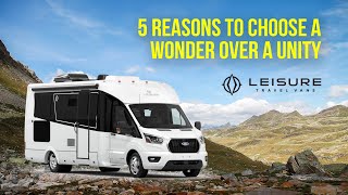 5 Reasons to Buy a Wonder over a Unity  Leisure Travel Vans [upl. by Annahaj]