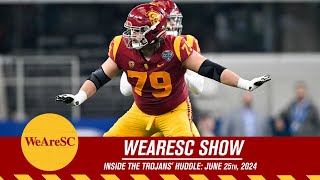 Inside the Trojans Huddle Recruiting USC offensive line and Ten Questions [upl. by Carlyn]