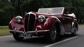 On the Road with the 1948 Delahaye Type 135M ThreePosition Drophead Coupé [upl. by Shellans]