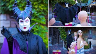 Maleficent Teaches Us The Perfect EVIL LAUGH  Disneyland Meet amp Greets [upl. by Demeyer765]