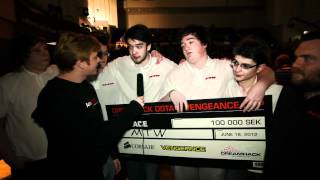 DreamHack Summer 2012  mTw interviewed after winning the Grand Final [upl. by Nnairam]