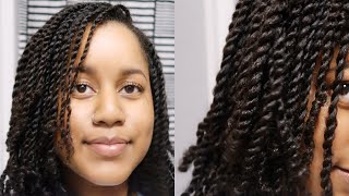 IVE BEEN DOING MINI TWISTS ALL WRONG  Mini Twists Tutorial On Natural Hair Protective Style [upl. by Noslen]