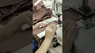 making the waistbandsewing clothing factorymanufacturer [upl. by Rovert858]