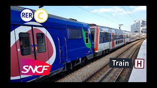 Spot sur le RER C et Transilien Ligne H Z20500Z20900Z50000 livrés IDFTransilienCarmillon [upl. by Ezmeralda]