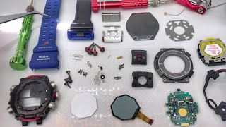 Whats inside a GPRB1000 GPS RANGEMAN series GShock watch [upl. by Yemarej267]