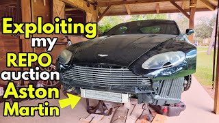 Restoring a Repossessed Aston Martin Using Cheap Corvette Parts and Saving Thousands [upl. by Mima]