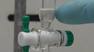 Demonstration  Wet Packing a Chromatography Column [upl. by Htebazile]