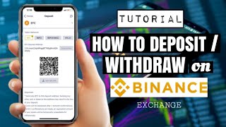 How to DEPOSIT or WITHDRAW on BINANCE EXCHANGE  Crypto App Tutorial [upl. by Enalahs]