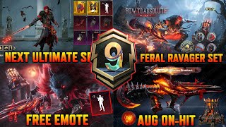 Feral Ravager Set  2nd Ultimate Set  Aug Onhit Upgrade Skin  Ultimate Helmet Skin Mythic Emote [upl. by Cathyleen]