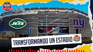 La Transformación del MetLife Stadium  Casa de los Jets y los Giants de NY [upl. by Orofselet]