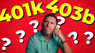 401k vs 403b  Whats the difference between a 401k and 403b [upl. by Alleinnad]