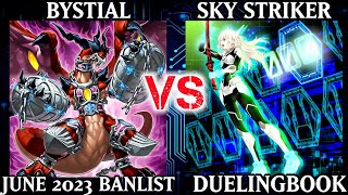 Bystial vs Sky Striker  Dueling Book [upl. by Amabelle]