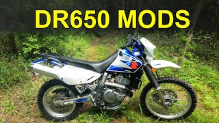 DR650 mods Which modifications should be done to this Dual sport motorcycle [upl. by Drofnil286]