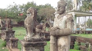 Nokor Bachey temple in Kampong Cham province Kingdom of Cambodia [upl. by Ayanal]