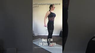 Day 170 Chloe Ting Transformation amp Weight Loss Challenge 2023 Motivation 💚 part 3 [upl. by Swehttam223]