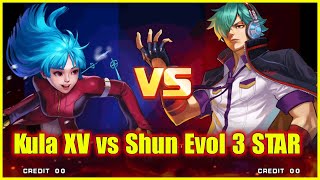 KOF98 UM OL ✪【 クーラXV Ver】 ✪ KULA XV vs Shun XV Evol 3 STAR 💥 [upl. by Artenal]