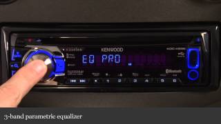 Kenwood Excelon KDCX696 CD Receiver Display and Controls Demo  Crutchfield Video [upl. by Doralin]